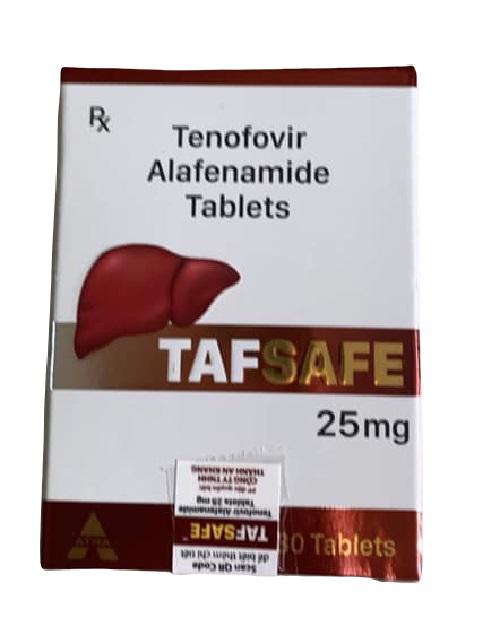 TAFSAFE 25mg (Tenofovir Alafenamide Fumarate) Atra (H/30V) Ấn Độ