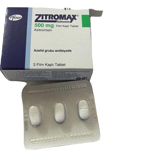Zitromax (Azithromycin) 500mg Pfizer Turkey(H/3V)