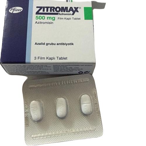Zitromax (Azithromycin) 500mg Pfizer Turkey(H/3V)