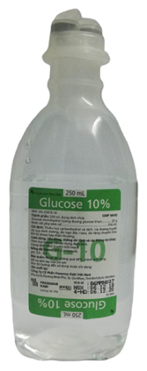 Glucose 10% bidiphar (Thùng 30 chai 250ml)