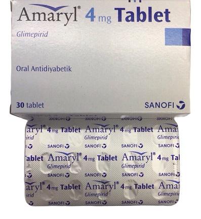 Amaryl 4mg (Glimepirid) Sanofi Turkey (H/30V)