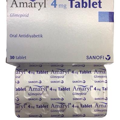 Amaryl 4mg (Glimepirid) Sanofi Turkey (H/30V)