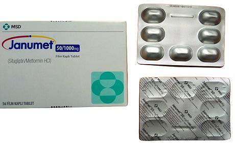  Janumet 50mg/1000mg (Metformin, Sitagliptin) MSD Turkey (H/56V)