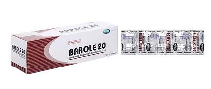 Barole 20mg (Rabeprazole)- Mega (h/100v)