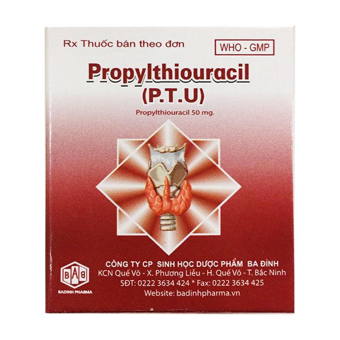 Propylthiouracil 50mg Ba Đình (H/100v)