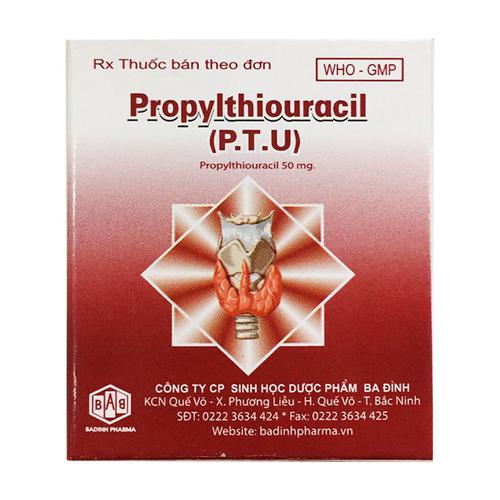 Propylthiouracil 50mg Ba Đình (H/100v)