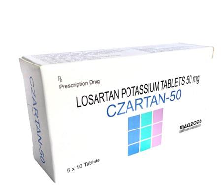 Czartan 50mg Losartan Macleods (h/50v)