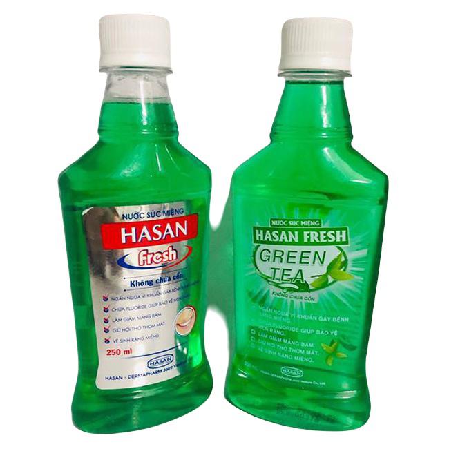 Nước Súc Miệng Hasan Fresh Trà Xanh Hasan (C/250ml)