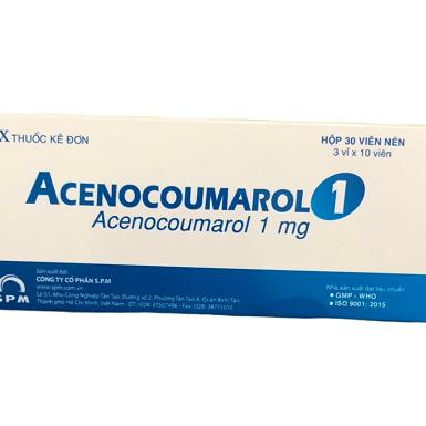 Acenocoumarol 1mg SPM (H/30 viên)
