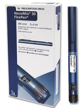 Novomix 30 Flexpen 100IU/ml ( Insulin) Novo Nordisk (H/5bút)