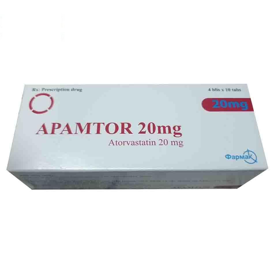 Apamtor 20 (Atorvastatin) Farmak (H/40v)