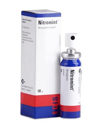 Nitromint spray egis (c/10g) (xịt)