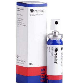 Nitromint spray egis (c/10g) (xịt)