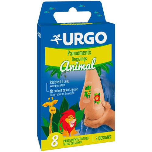 Băng Cá Nhân Trẻ Em Hình Thú Tattoo Dressing Urgo (Lốc/10H/8m)