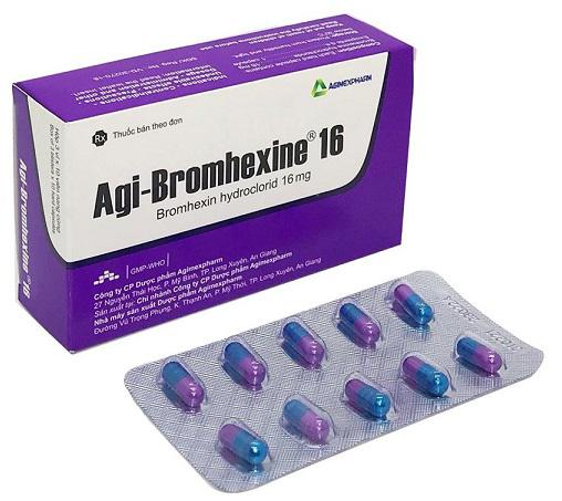 Agi-Bromhexine 16 Agimexpharm (Hộp/30v)