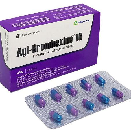 Agi-Bromhexine 16 Agimexpharm (Hộp/30v)