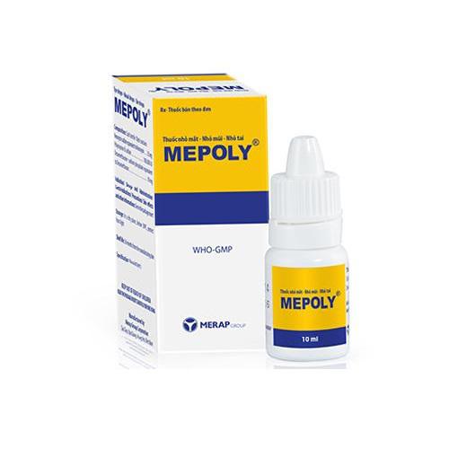Mepoly (Neomycin, Polymycin B,  Dexamethason) Merap (C/10ml)