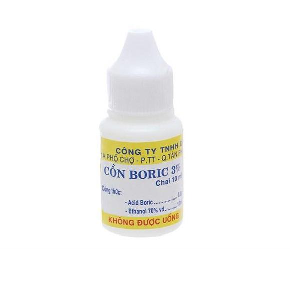 Cồn Boric 3% Nam Việt (Lốc/10c/10ml)