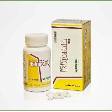 Haloperidol 2mg Danapha (lọ 200 viên) 