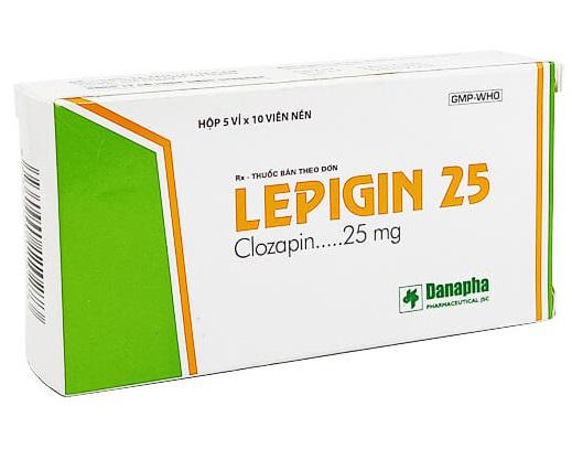 Lepigin 25 (Clozapin) Danapha (H/50v)