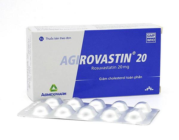 Agirovastin 20 (Rosuvastain 20mg) Agimexpharm (H/30v)