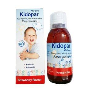 Kidopar 125mg/5ml siro Aflofarm (H/1 chai 100ml)