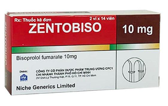 Zentobiso 10mg (Bisoprolol fumarate ) Niche Generics(H/28v)