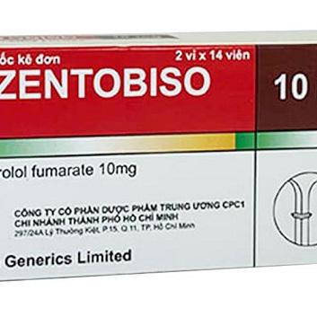 Zentobiso 10mg (Bisoprolol fumarate ) Niche Generics(H/28v)