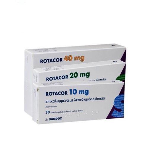 Rotacor 10 (Atorvastatin) Sandoz (H/30v)