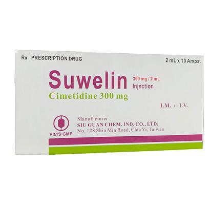 Suwelin 300 (Cimetidine) Siu Guan Chem (H/10o/2ml)