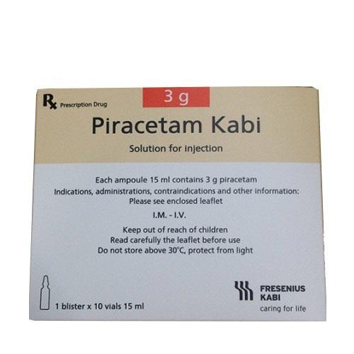 Piracetam Kabi 3g/15ml Bidiphar (H/10o/15ml)