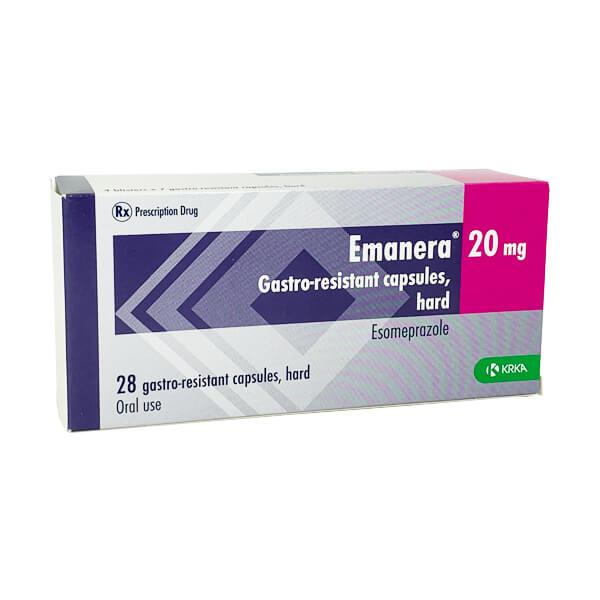 Emanera 20 (Esomeprazole) Krka (H/28v)