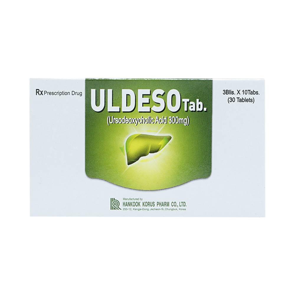 Uldeso 300 (Acid Ursodeoxycholic) Hankook (H/30v)