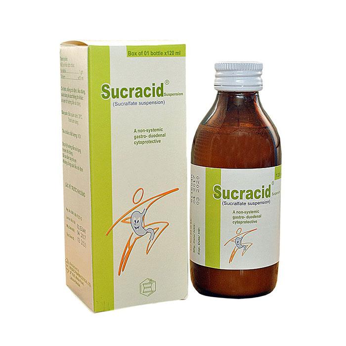 Sucracid 1000mg/5ml (Sucralphat) Pacific (C/120ml)