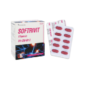 Softrivit Vitamin B1+B6+B12 US Pharm (H/100v)