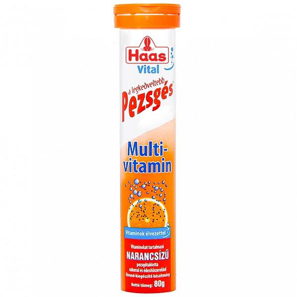 Haas Vital Pezsges Multivitamin (Tube/20v)