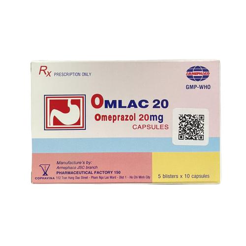 Omlac 20 (Omeprazol) Armephaco (H/50v)
