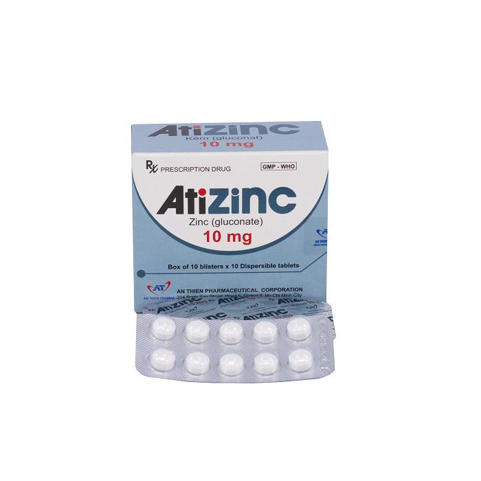 Atizinc 10mg (Kẽm) An Thiên (H/100v)