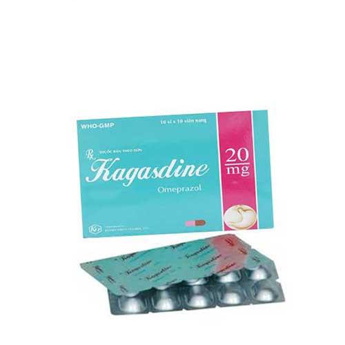 Kagasdin 20 (Omeprazole) Khaphaco (H/100v) (Vỉ Nhôm)