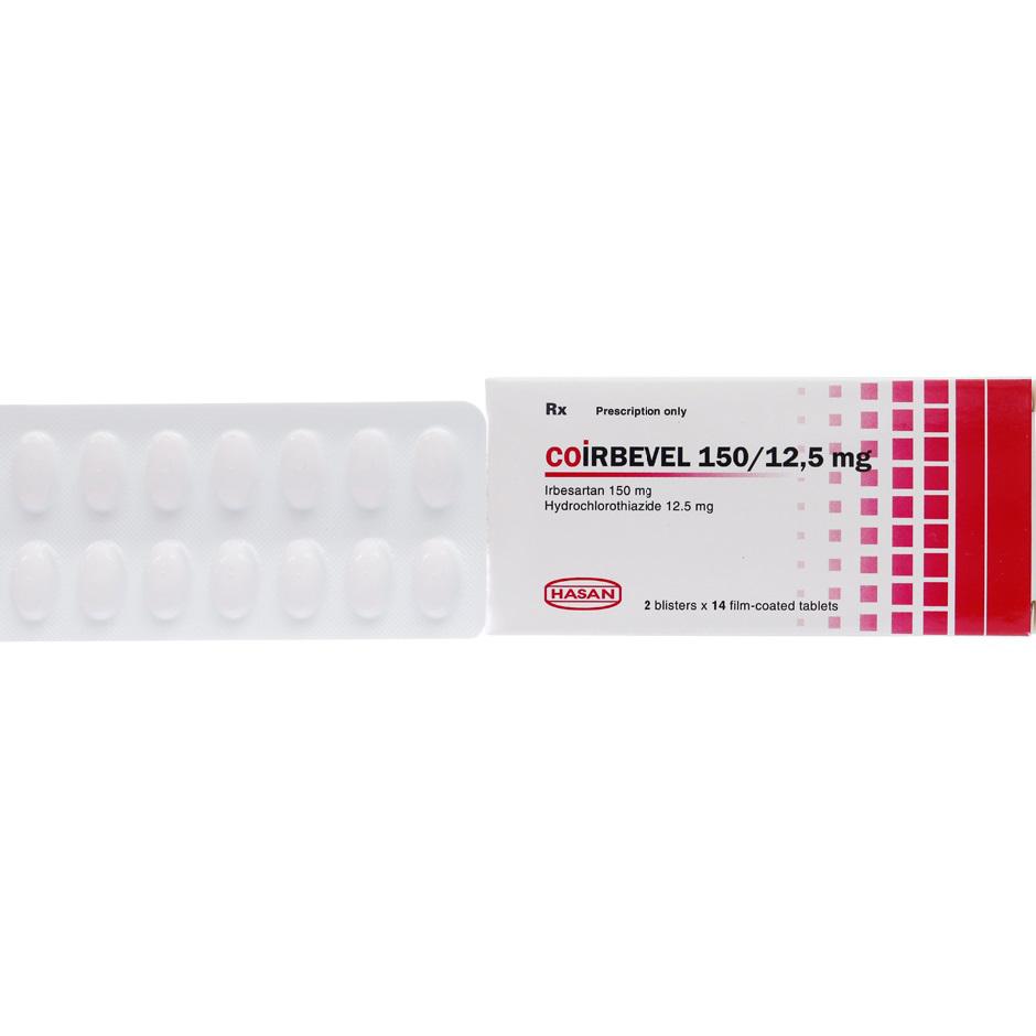 Coirbevel 150/12.5mg (Irbesartan, Hydroclorothiazid) Hasan (H/28v)