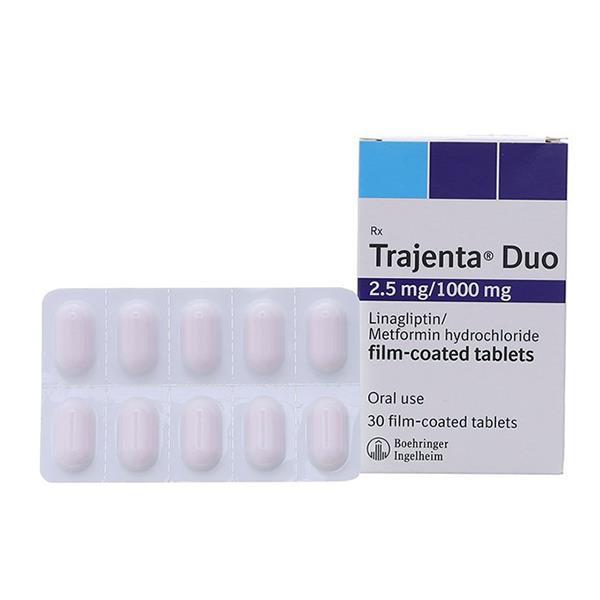 Trajenta Duo 2,5mg/1000mg (Linagliptin, Metformin) Boehringer (h/30v)