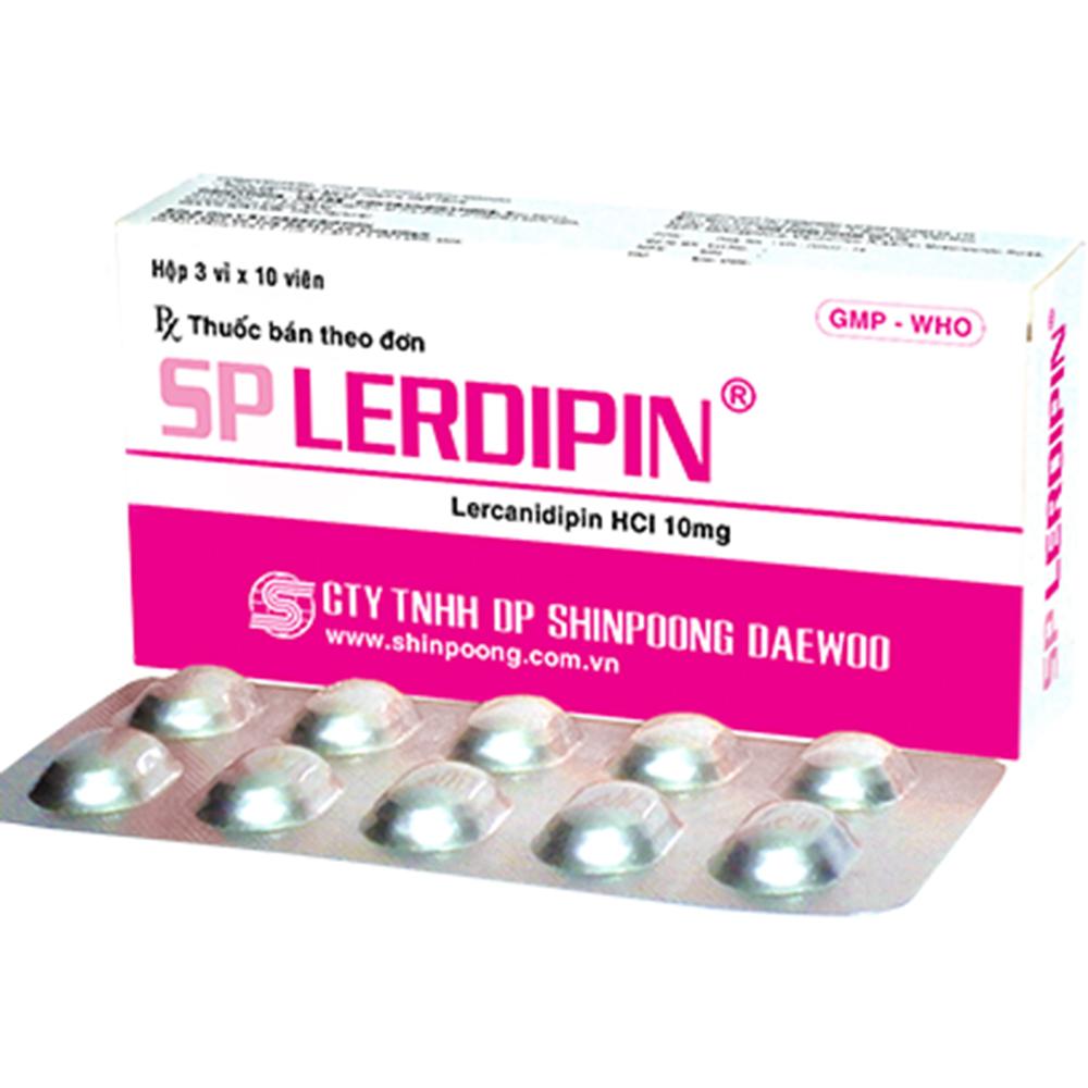 SP Lerdipin 10mg (Lercanidipin) Shinpoong (H/30v)