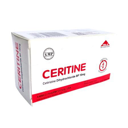 Ceritine 10mg Ammed (H/100v)