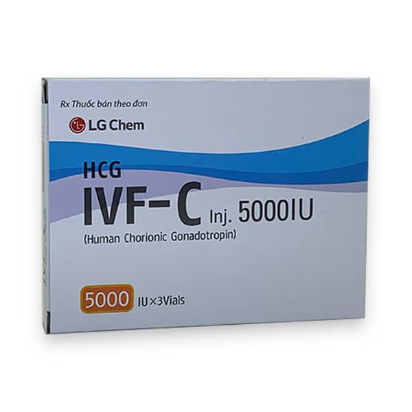 IVF-C 5000IU (Hộp 3 lọ + 3 ống dung môi)