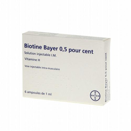 Biotine Bayer 0.5 Inj (H/6 ống)