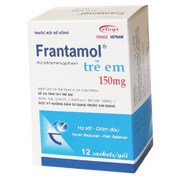 Frantamol 150 (Paracetamol) Éloge (H/12gói)