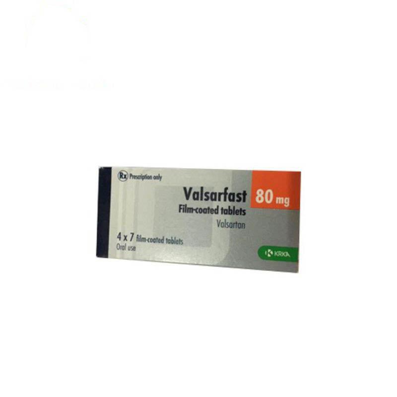 Valsarfast 80 (Valsartan) Krka (H/28v)