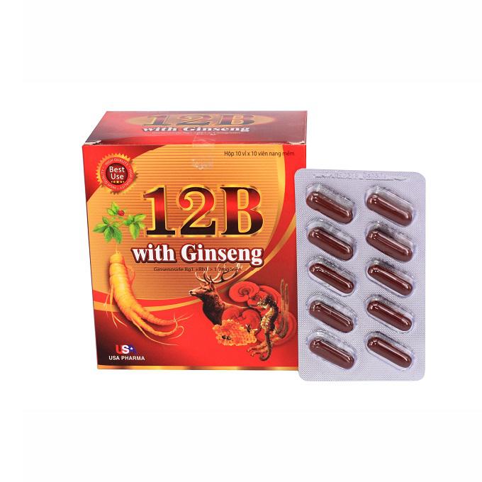 Vitamin 12B With Gingseng US Pharma (H/100v)