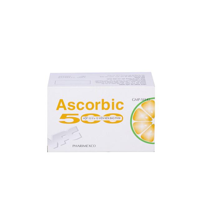 Ascorbic 500 (Vitamin C) Tablets Pharimexco (H/100v)