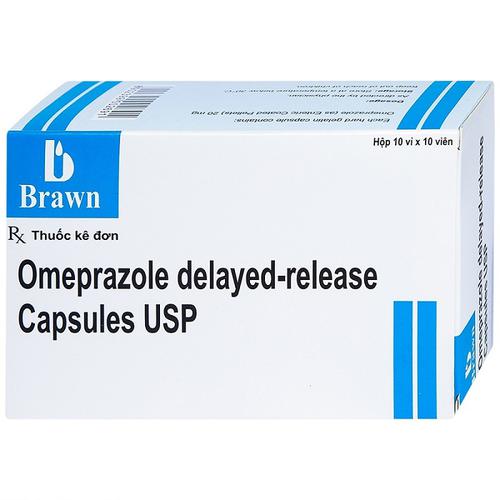 Omeprazole 20mg Brawn (H/100v)